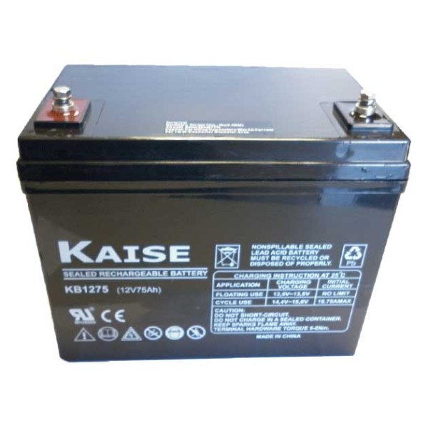 batería kaise kbl12750