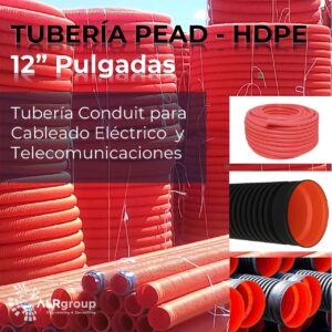 tubería PEAD 12 pulgadas para cableado eléctrico producto