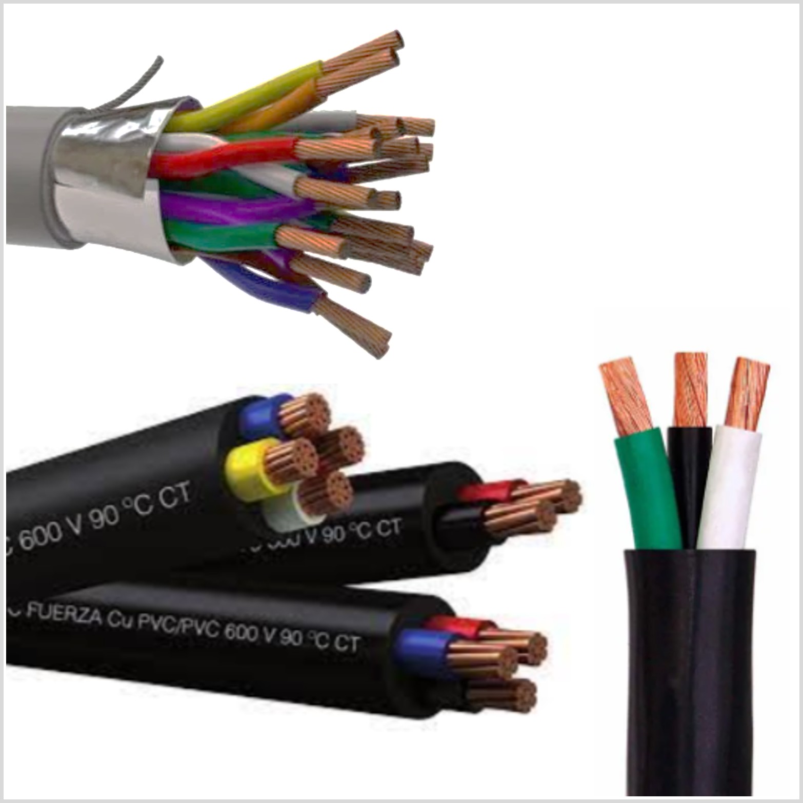 Cable Multiconductores Encauchetados