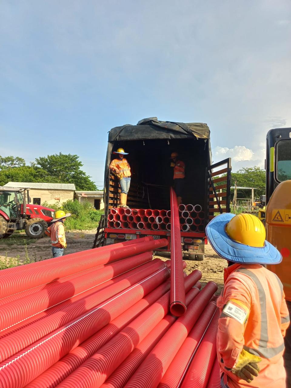 Distribucion de Tuberia pead hdpe conduit corrugada Distribucion de Tuberia pead hdpe conduit corrugada