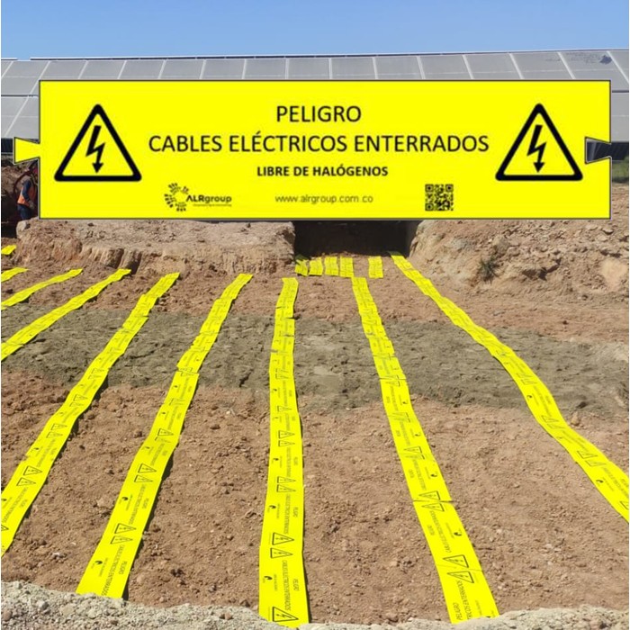 Placa de Protección para Cables Enterrados Suministros 01 Amarres Plasticos Bridas Suministros 01